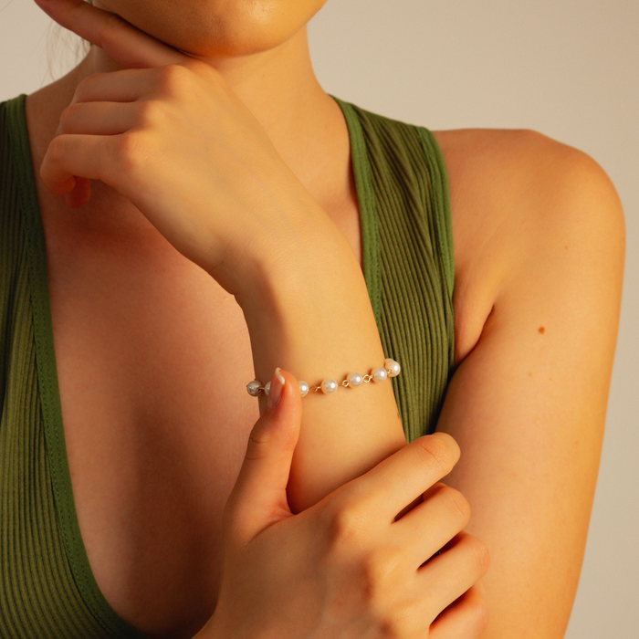 925 Silver Pearl Bracelet – Elegant Jewellery for Weddings & Special Occasions