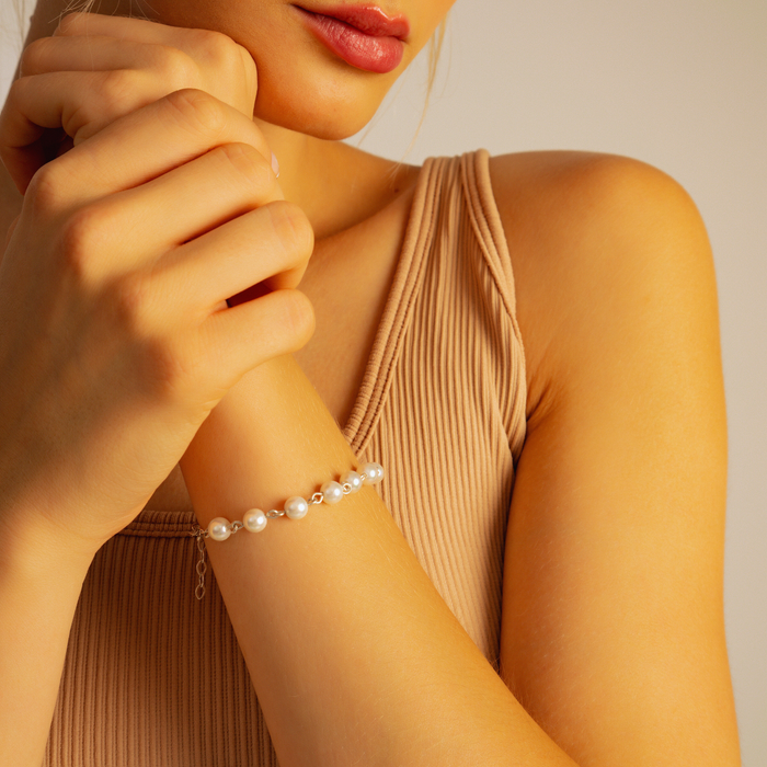 925 Silver Pearl Bracelet – Elegant Jewellery for Weddings & Special Occasions