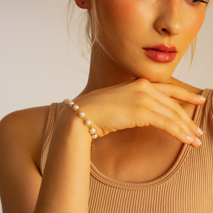 925 Silver Pearl Bracelet – Elegant Jewellery for Weddings & Special Occasions